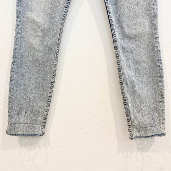 GRLFRND Denim Karolina Distressed High Rise Skinny Jeans Revolve Close Call 26 - Picture 4 of 13